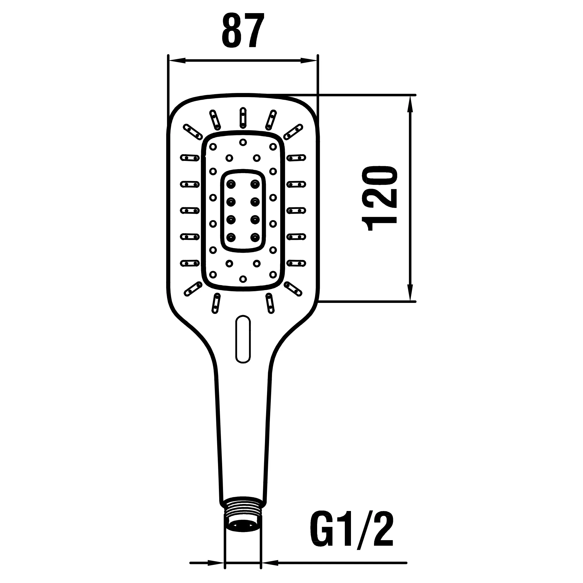Handbrause MyCity120, Chrome 3 regulierbare Strahlarten: Rainspray Mixedspray Massagespray Mit RubiClean Selbstreinigender Strahlformer Verkalkungsarm Mit Ecochoice Durchfluss mit Regler: 5.7 l/min (3 bar) Durchfluss ohne Regler: 11.3 l/min (3 bar) Handbrause MyCity120, Chrome 3 regulierbare Strahlarten: Rainspray Mixedspray Massagespray Mit RubiClean Selbstreinigender Strahlformer Verkalkungsarm Mit Ecochoice Durchfluss mit Regler: 5.7 l/min (3 bar) Durchfluss ohne Regler: 11.3 l/min (3 bar)