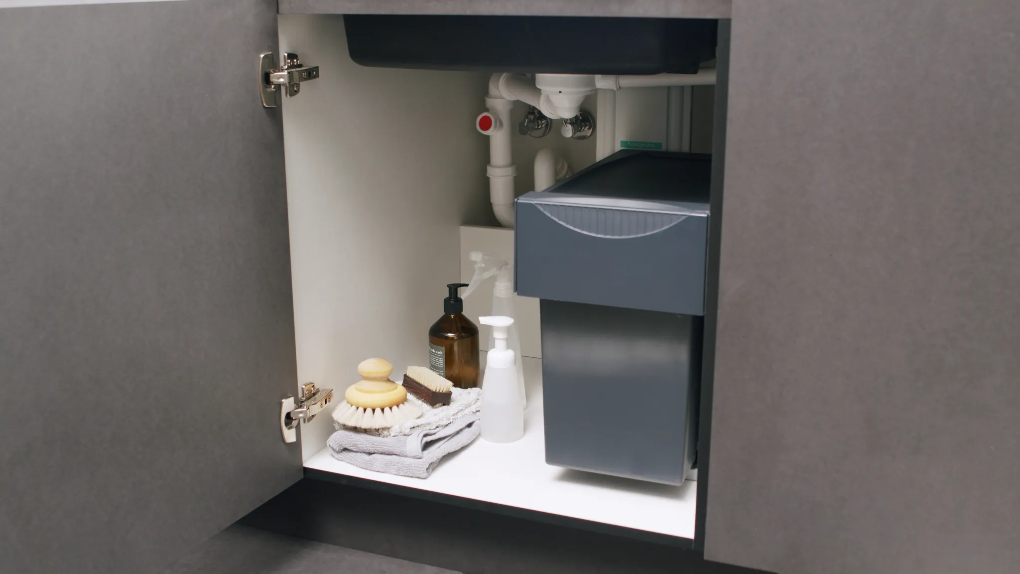 Hansgrohe Talis M54 Einhebel-Küchenmischer 210, Ausziehbrause, 2jet, sBox, Mattschwarz