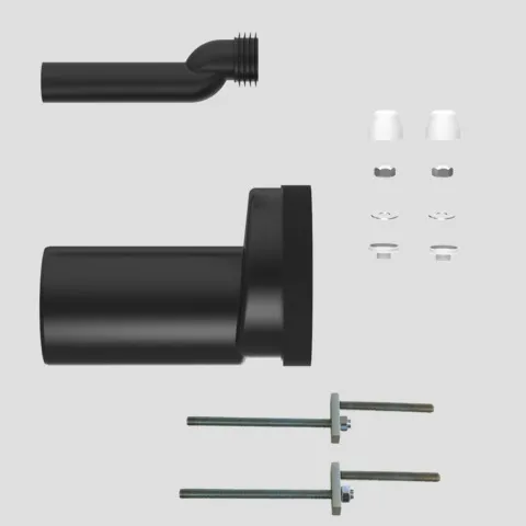 WC-Etagen-Anschlussgarnitur DN 90 (Pfuscherset) WC-Etagen-Anschlussgarnitur DN 90 (Pfuscherset)
