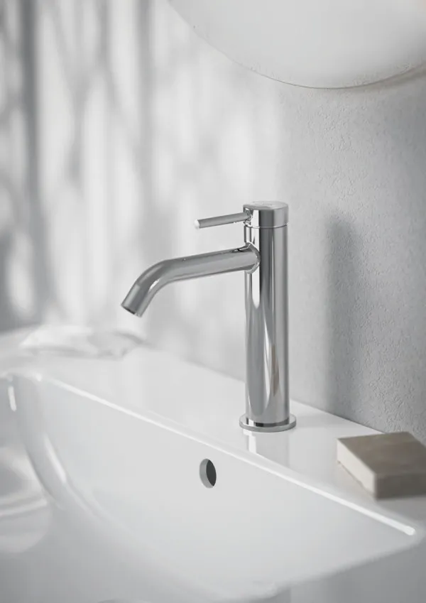 Waschtischarmatur Ceraline Nuovo Ausladung 135mm mit Push-Open Ventil Chrom Waschtischarmatur Ceraline Nuovo Ausladung 135mm mit Push-Open Ventil Chrom