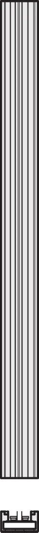 Kermi Design-Heizkörper „Bryce® Mono“ 15 × 200 cm in Schwarz Soft Kermi Design-Heizkörper „Bryce® Mono“ 15 × 200 cm in Schwarz Soft