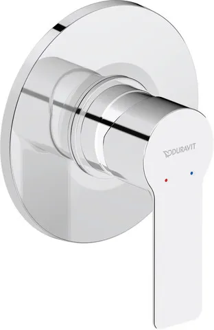 D-Code Einhebel-Brausemischer UP Set Keramikmischsystem, Chrom HG
