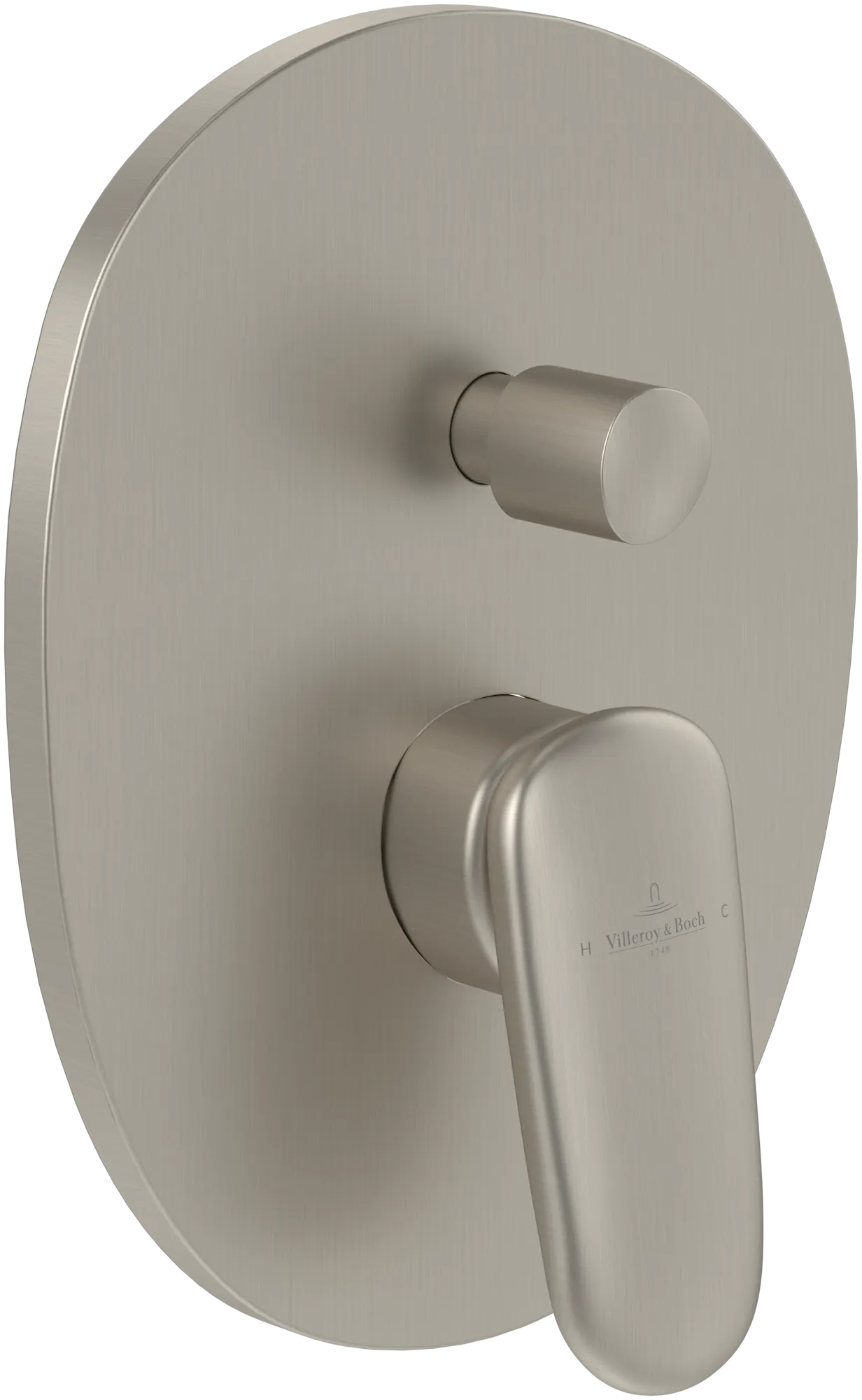 Einhand-Unterputz-Armatur „Antao“ 22,1 cm in Brushed Nickel Matt Einhand-Unterputz-Armatur „Antao“ 22,1 cm in Brushed Nickel Matt