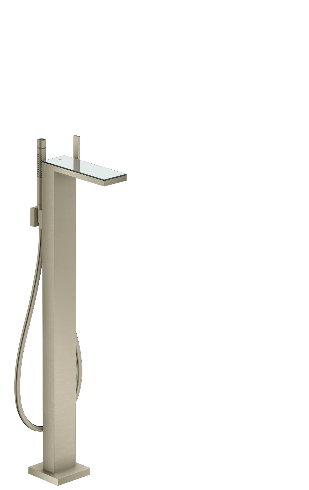 Hansgrohe AXOR MyEdition Mischer mit Platte 245 Glas, abnehmbar Hansgrohe AXOR MyEdition Mischer mit Platte 245 Glas, abnehmbar