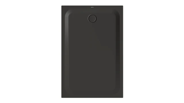 Bette rechteck Duschwanne „BetteUltra“ 1500 × 1000 mm mit BetteAntirutsch Pro, ohne Oberflächenveredelung, mit Minimum-Wannenträger, in Anthracite