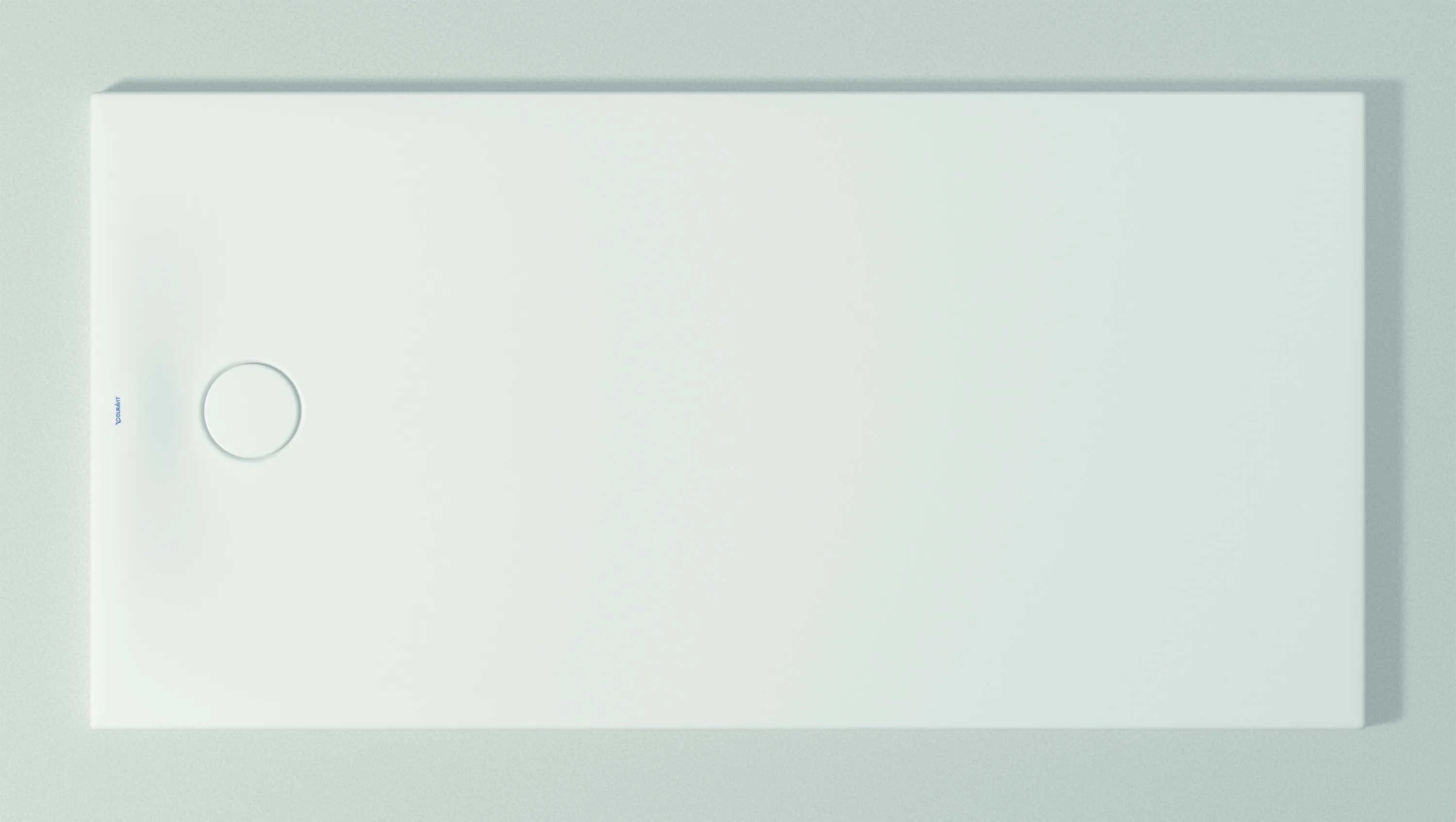 Duravit rechteck Duschwanne „Tempano“ 160 × 80 cm mit Antislip, ohne Oberflächenveredelung, in Weiß