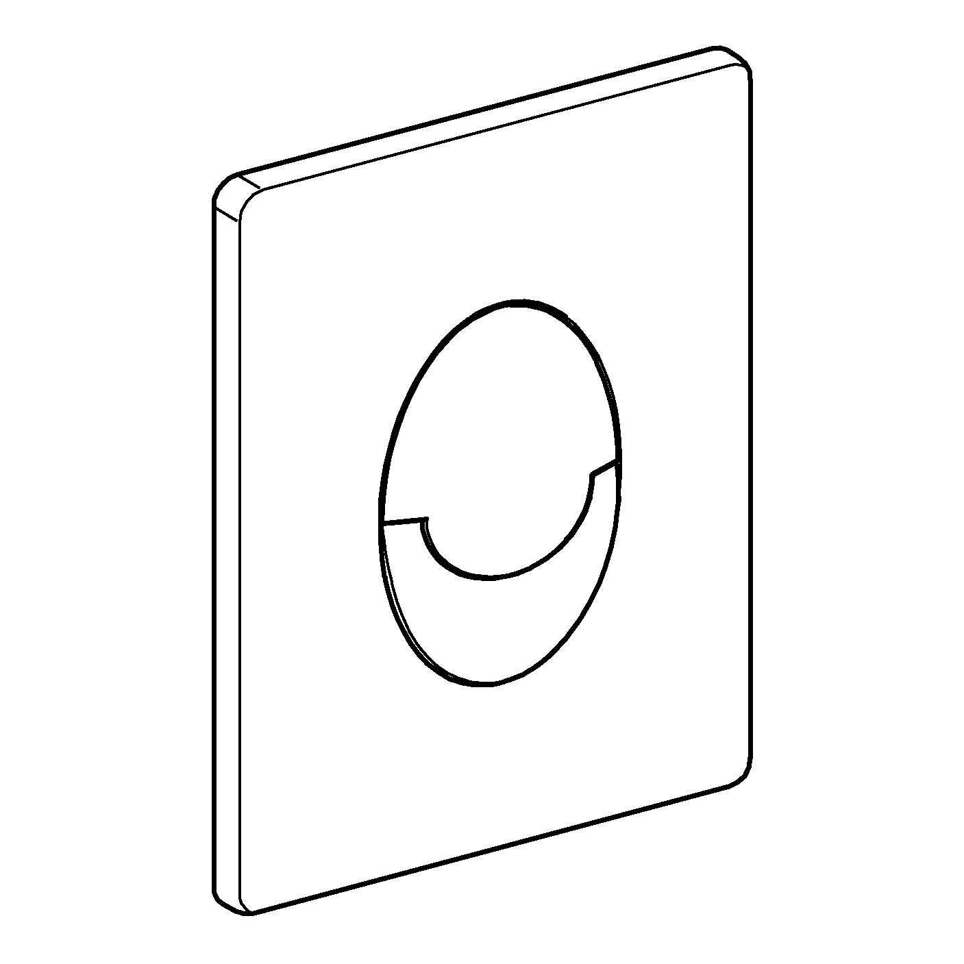 Grohe Skate Air WC-Betätigung 38505, 2-Mengen- und Start & Stopp-Betätigung, alpinweiß Grohe Skate Air WC-Betätigung 38505, 2-Mengen- und Start & Stopp-Betätigung, alpinweiß