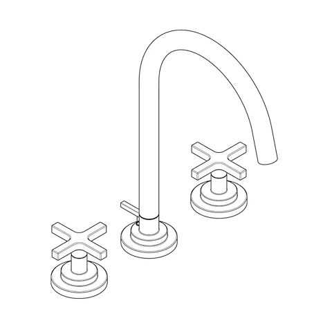 Kludi NOVA FONTE Waschtischarmatur CLASSIC chrom