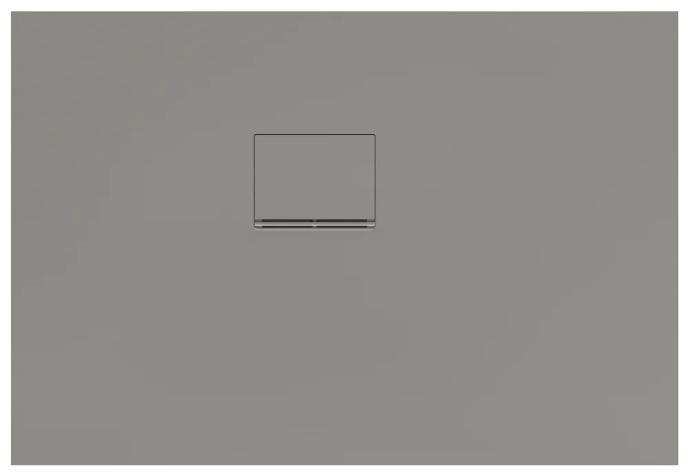Villeroy & Boch Squaro Infinity Duschwanne, 1100x750x40mm, links EB:li flb Einbau AR Grey