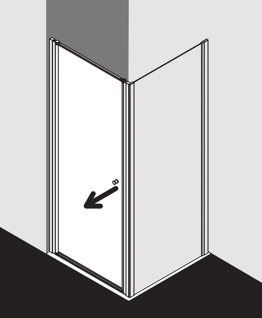 Kermi Duschdesign IBIZA 2000 Schwingtür Kermi Duschdesign IBIZA 2000 Schwingtür