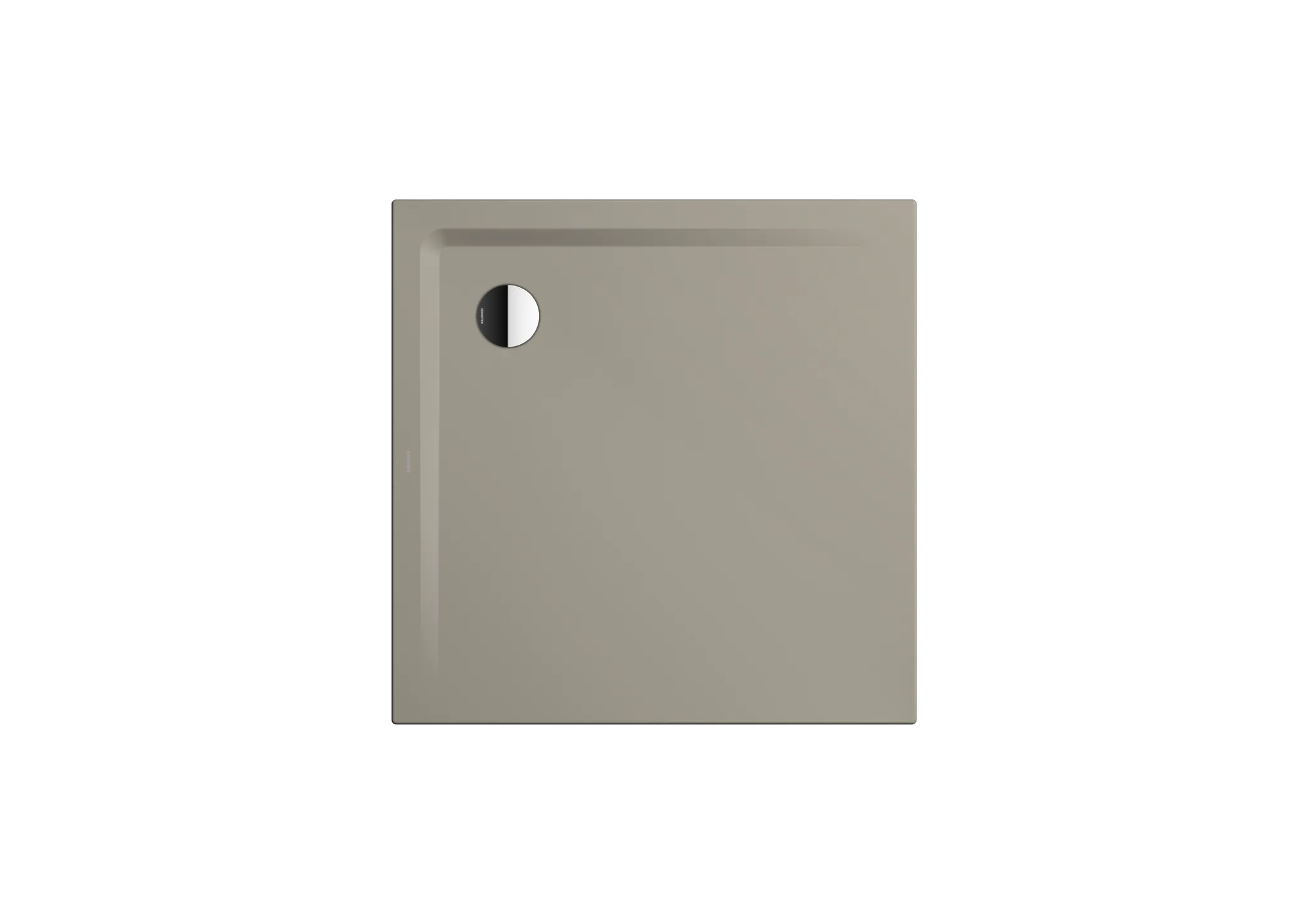 Kaldewei Duschwanne „Superplan“ 120 × 120 cm mit Perl-Effekt, in warm grey 50
