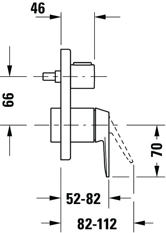 Duravit Zweihand-Unterputz-Armatur „Manhattan“ in Chrom Duravit Zweihand-Unterputz-Armatur „Manhattan“ in Chrom