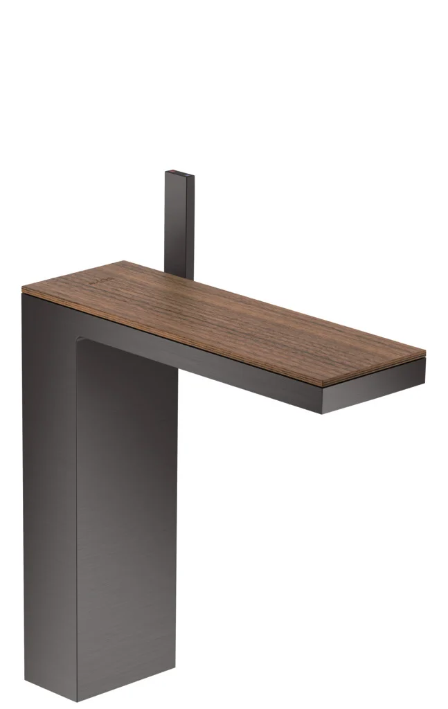 Hansgrohe AXOR MyEdition Platte 245 mm, Amerikanischer Nussbaum, abnehmbar