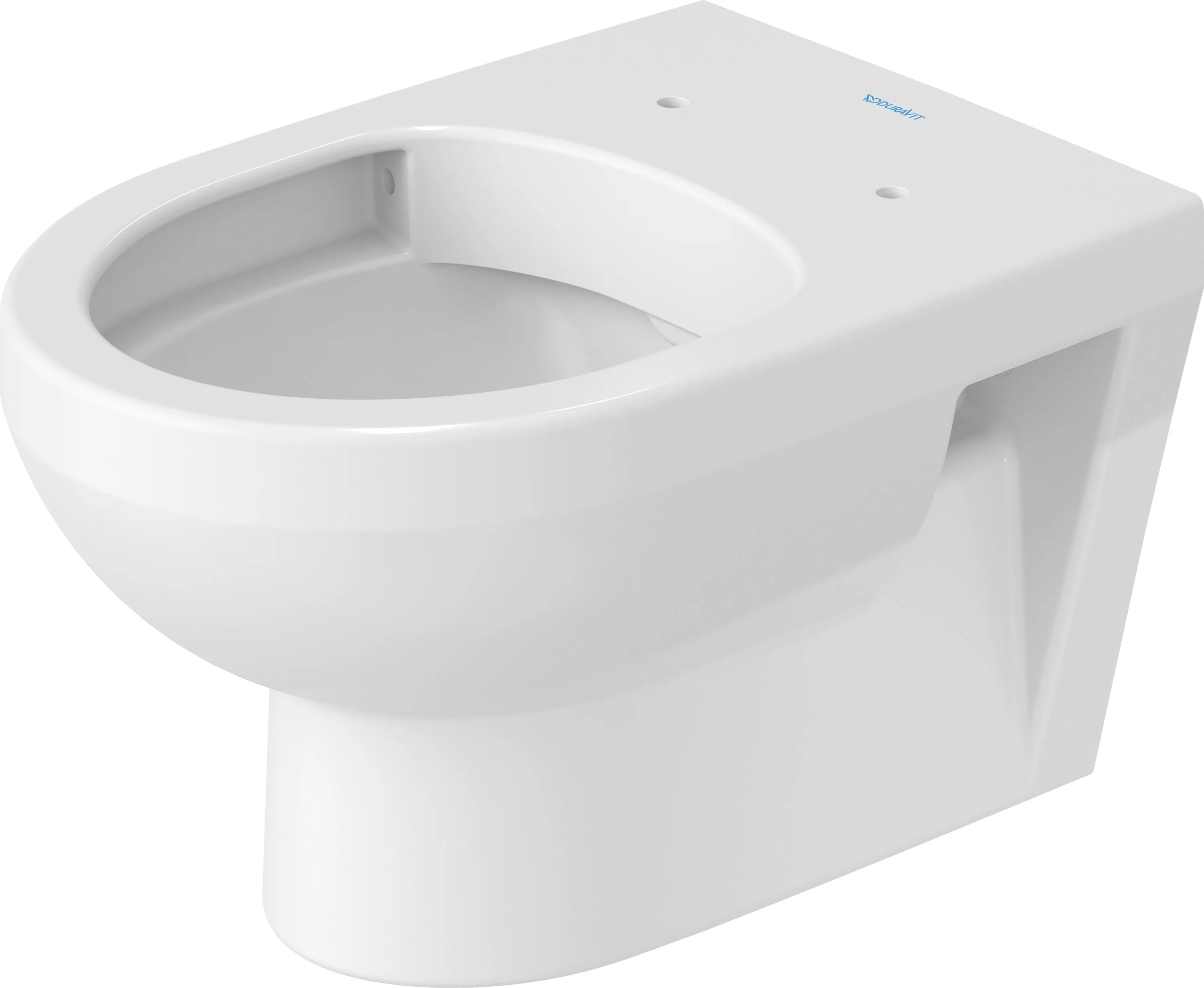 Duravit Wand-Tiefspül-WC inkl. WC-Sitz „No.1“ 37,3 × 54 × 39,3 cm, Befestigung sichtbar