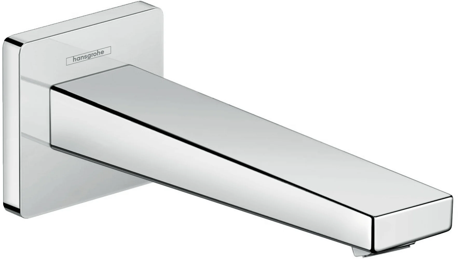 Hansgrohe Wanneneinlauf Metropol chrom, Ausladung 167,5 mm, Wandmontage, Normalstrahl, Durchflussklasse B