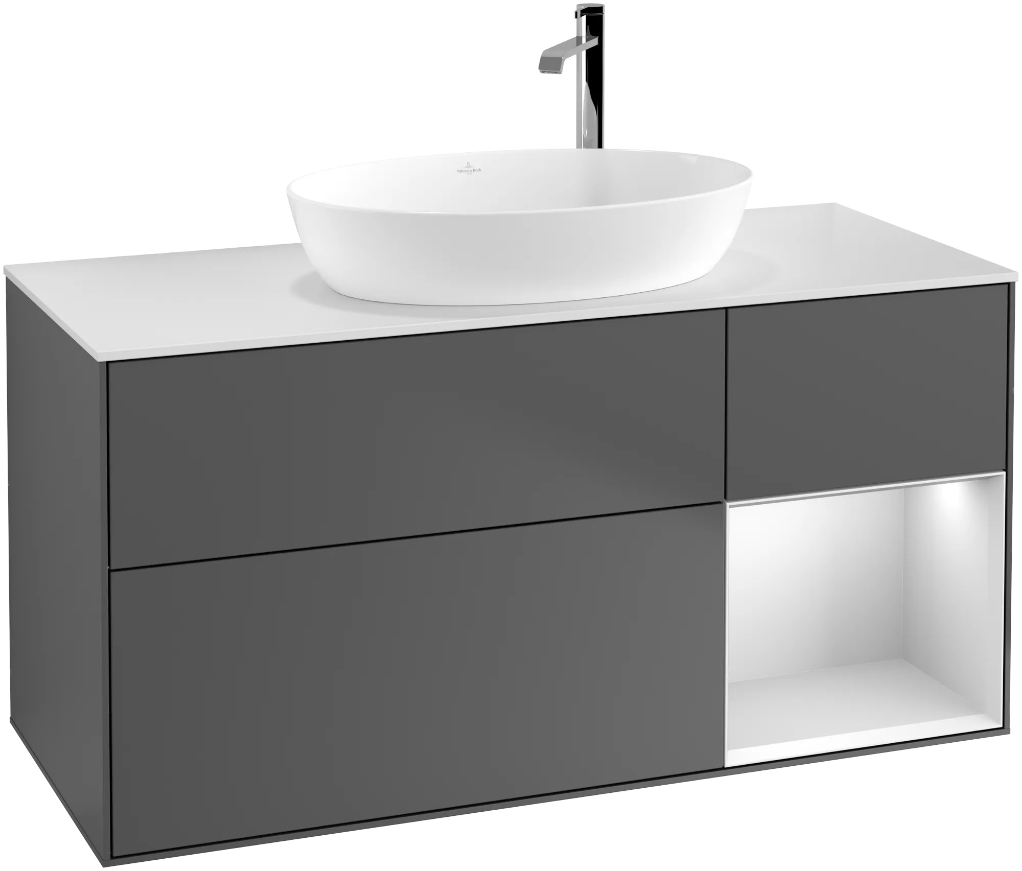 Villeroy & Boch Finion Waschbeckenunterschrank G95, anthrazit