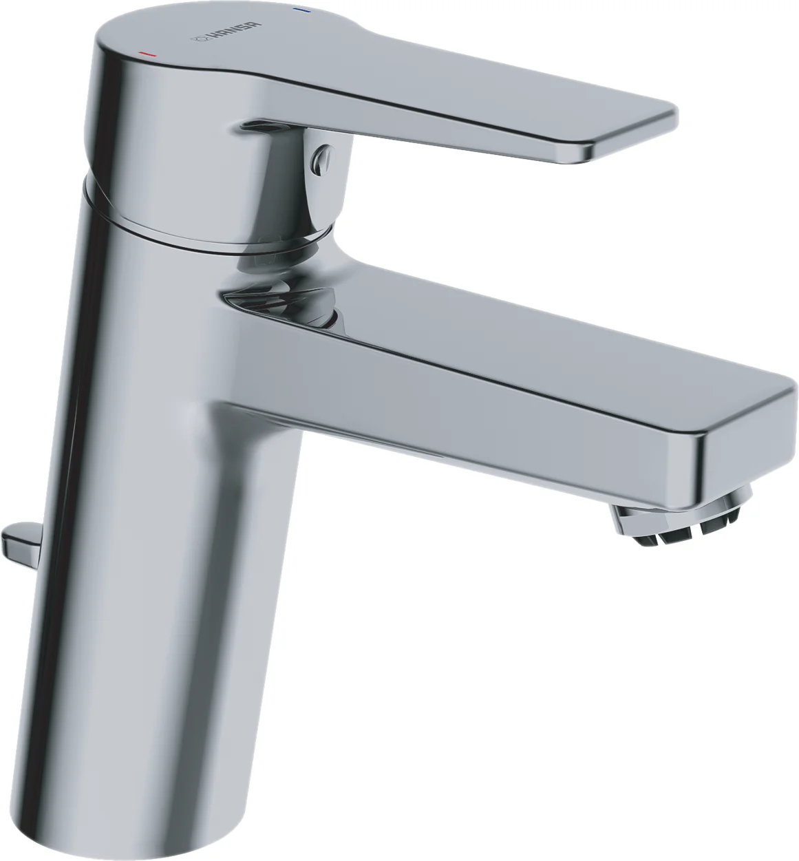 HansaTWIST Waschtischarmatur Einhebelmischer HansaTWIST XL 0903 Kupferrohr Zugstangenablaufgarnitur Ausladung 123mm Chrom HansaTWIST Waschtischarmatur Einhebelmischer HansaTWIST XL 0903 Kupferrohr Zugstangenablaufgarnitur Ausladung 123mm Chrom