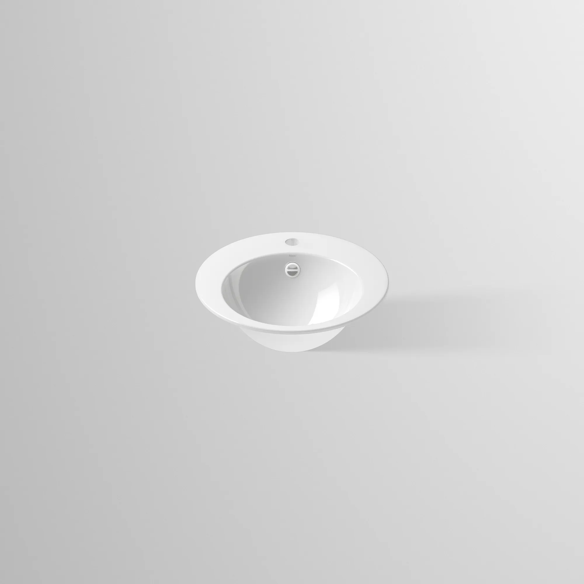 Waschbecken „K-Serie“ 450 × 125 mm, Hahnlochposition mittig mit ProShield