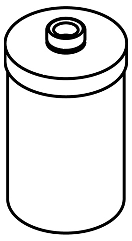 HEWI Seifenspender „System 815“ 6,9 × 6,9 × 12,4 cm