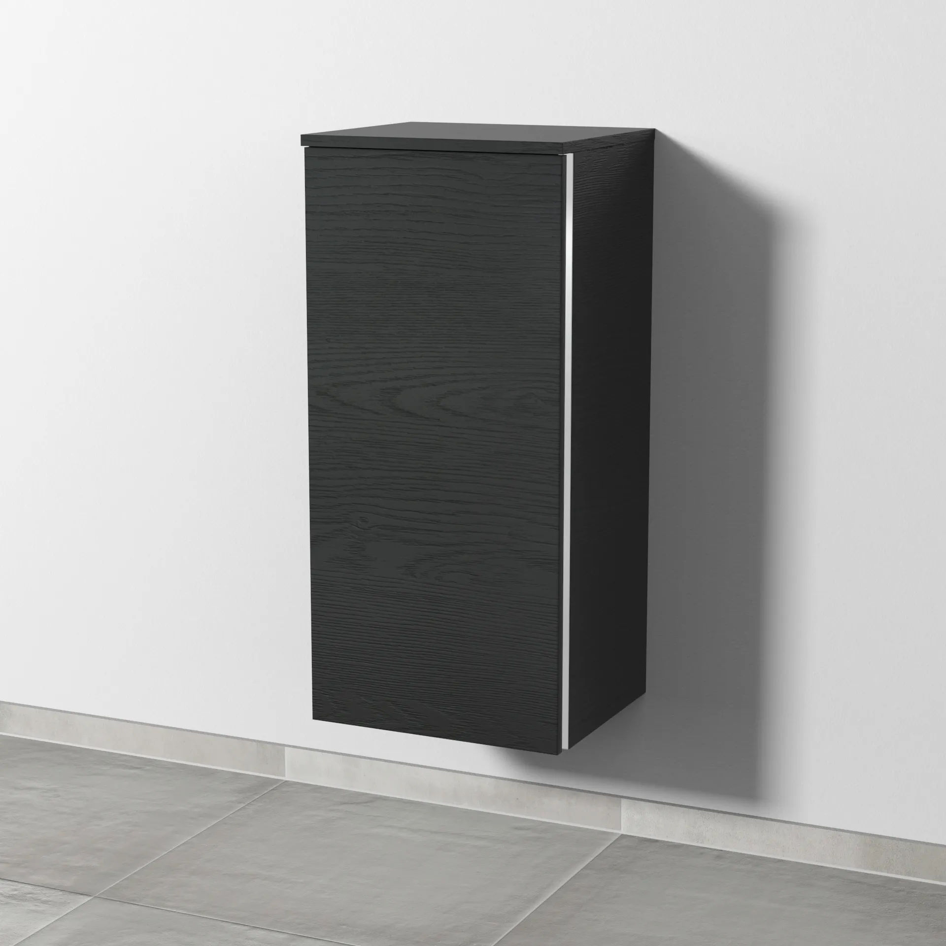 Sanipa Mittelschrank „3way“ 400 × 850 × 345 mm Anschlag links, in Black Oak, Anschlag links Sanipa Mittelschrank „3way“ 400 × 850 × 345 mm Anschlag links, in Black Oak, Anschlag links