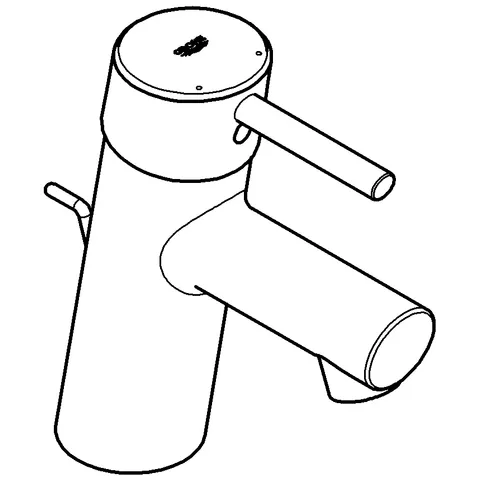 Grohe Concetto Einhand-Waschtischbatterie, ½ S-Size, Einlochmontage, chrom Grohe Concetto Einhand-Waschtischbatterie, ½ S-Size, Einlochmontage, chrom
