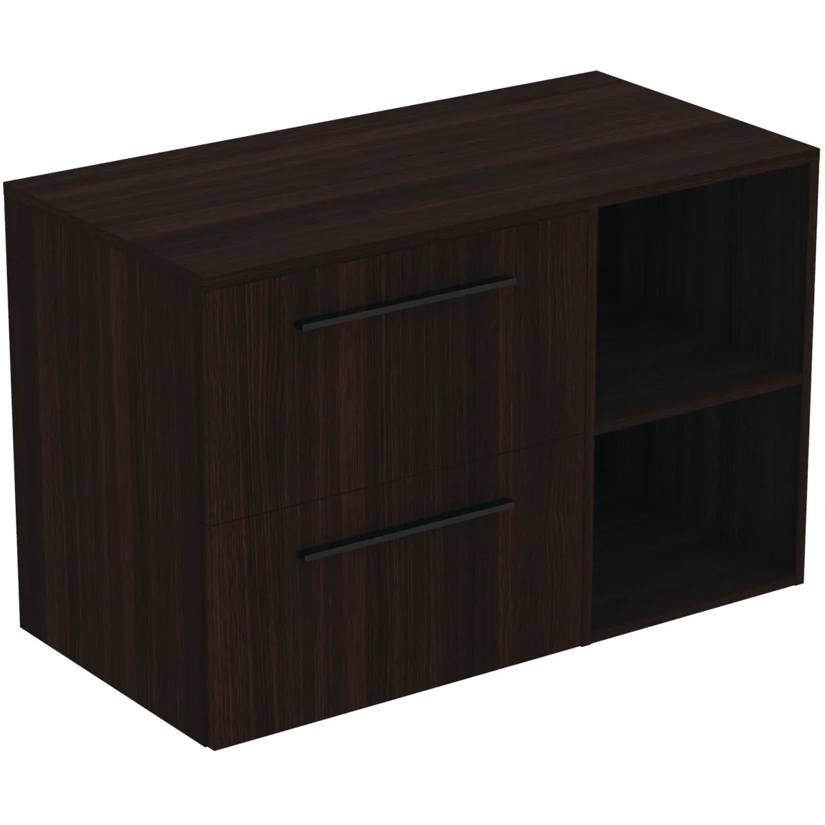 Ideal Standard i.life B 100cm Möbel-Set 2 Auszüge Schwarz Eiche Natur Ideal Standard i.life B 100cm Möbel-Set 2 Auszüge Schwarz Eiche Natur