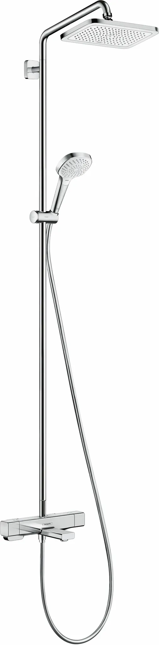 Showerpipe Croma E 280 1jet chrom mit Wannenthermostat