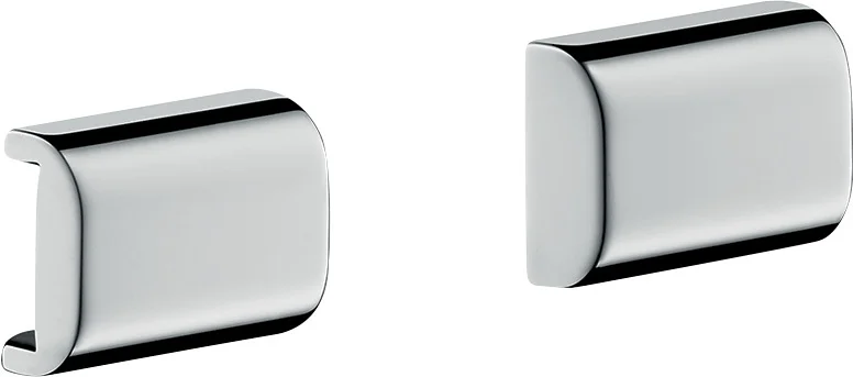 Hansgrohe AXOR Universal Softsquare Abdeckung für Reling, Chrom Hansgrohe AXOR Universal Softsquare Abdeckung für Reling, Chrom