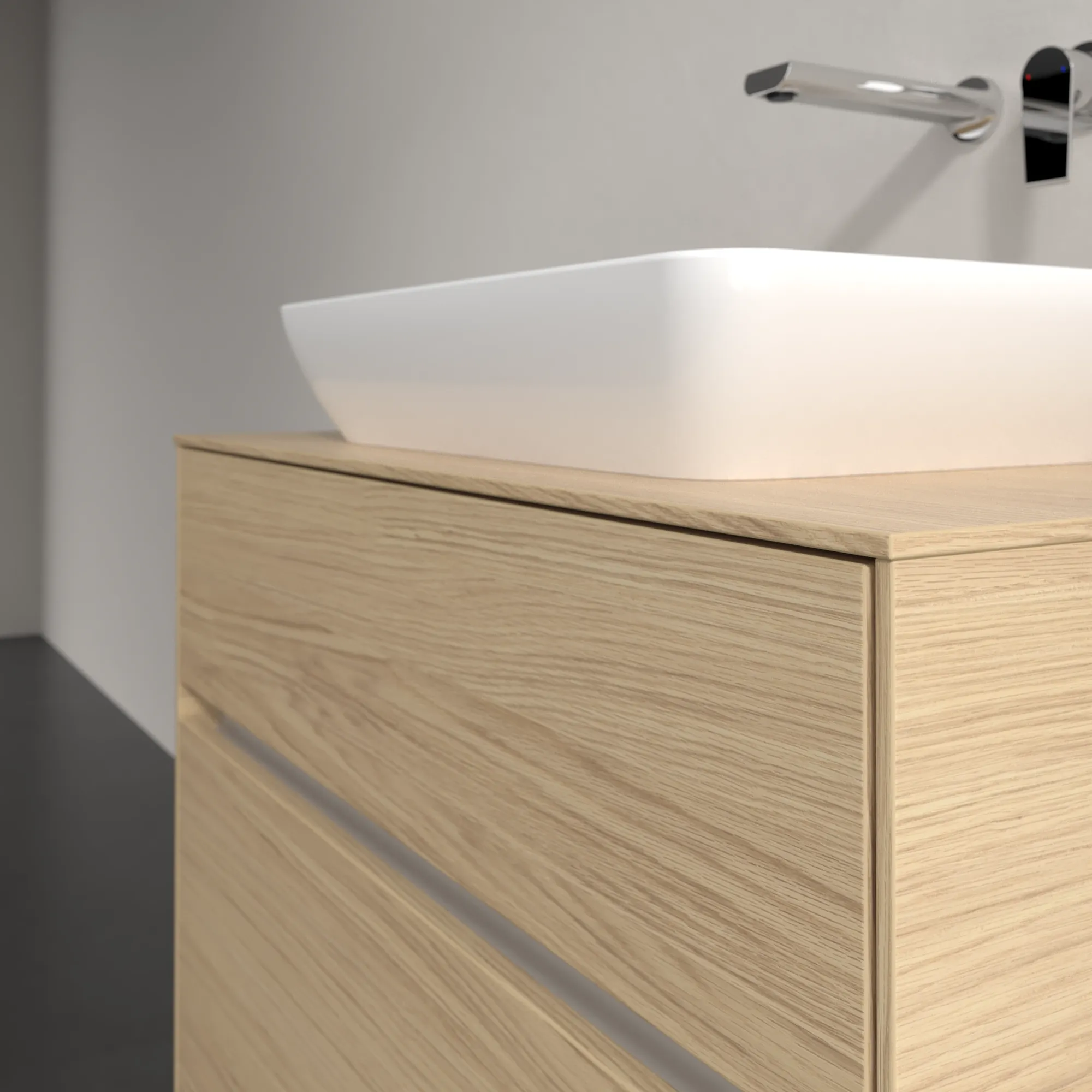 Villeroy & Boch Collaro Waschbeckenunterschrank C10800 800x548x500mm Eckig Nordic Oak Villeroy & Boch Collaro Waschbeckenunterschrank C10800 800x548x500mm Eckig Nordic Oak