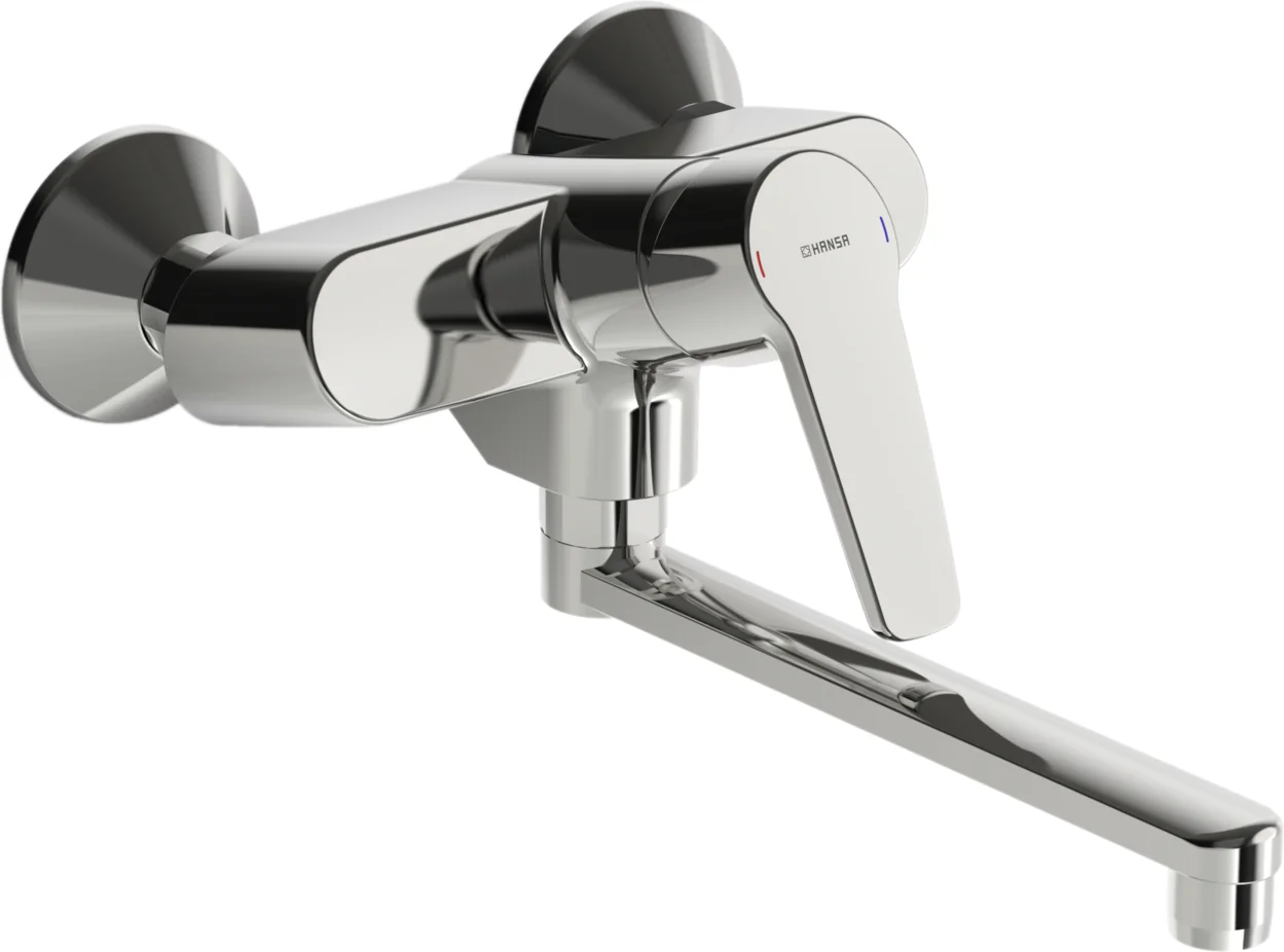 HansaPOLO Einhebelmischer Küchenarmatur HansaPOLO 5162 Ausladung 200 mm DN15 Chrom HansaPOLO Einhebelmischer Küchenarmatur HansaPOLO 5162 Ausladung 200 mm DN15 Chrom