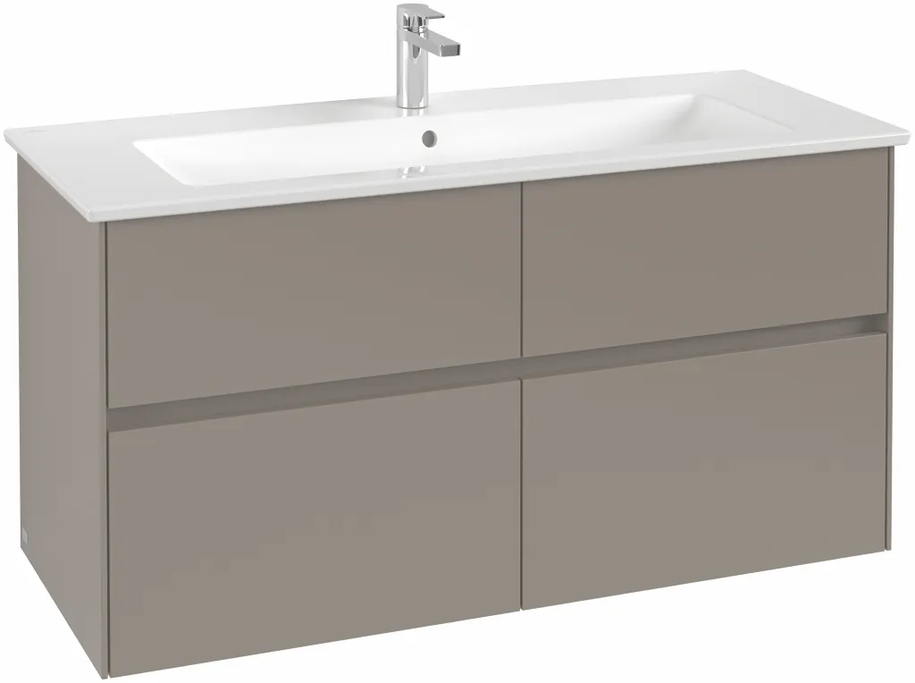 Villeroy & Boch Waschtischunterschrank „Collaro“ 1161 × 610 × 480 mm Graphite, mit Beleuchtung, für Becken mittig Villeroy & Boch Waschtischunterschrank „Collaro“ 1161 × 610 × 480 mm Graphite, mit Beleuchtung, für Becken mittig