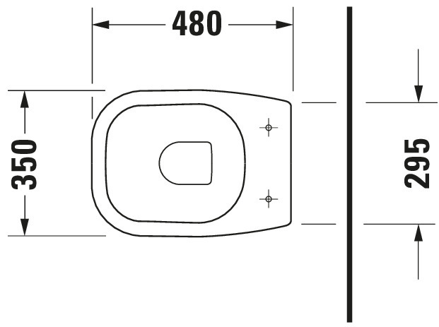 Stand-Tiefspül-WC „D-Code“ 35 × 38,5 × 48 cm mit HygieneGlaze