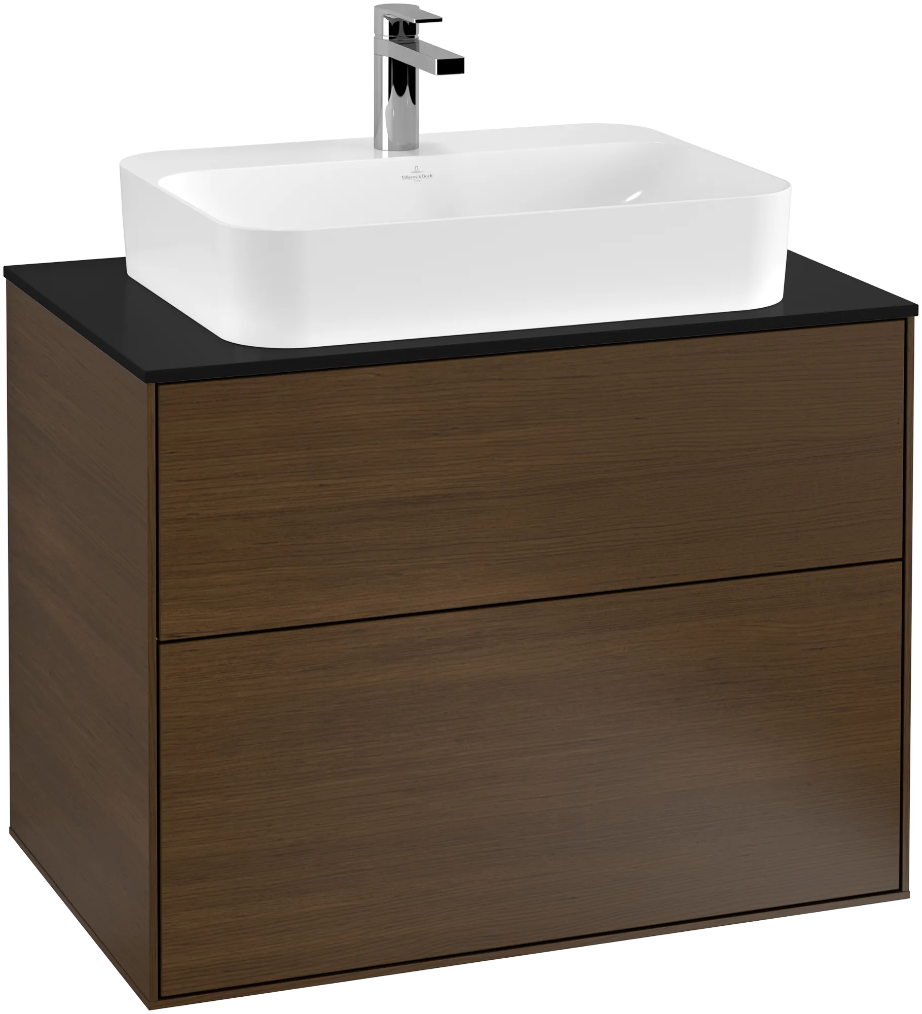 Villeroy & Boch Finion Waschbeckenunterschrank G34, 800x603x501mm, Holz, mit LED-Beleuchtung