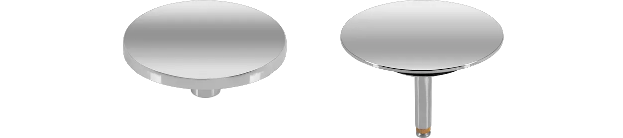 Fertigmontageset MW, bestehend aus Stopfen und Überlaufrosette