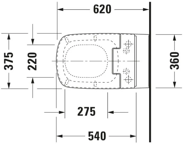 Duravit WC-Sitz mit Unterdusche (elektrisch) „SensoWash® Slim“