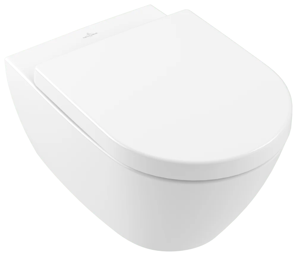 Villeroy & Boch Subway 2.0 Tiefspül-WC spülrandlos, Oval, wandhängend, weiß