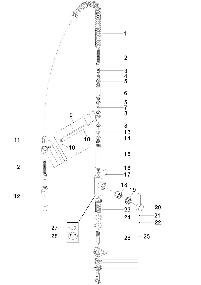 Dornbracht Tara Ultra Einhebelmischer Profi Chrom gebürstet (Edelstahl-Look) Dornbracht Tara Ultra Einhebelmischer Profi Chrom gebürstet (Edelstahl-Look)