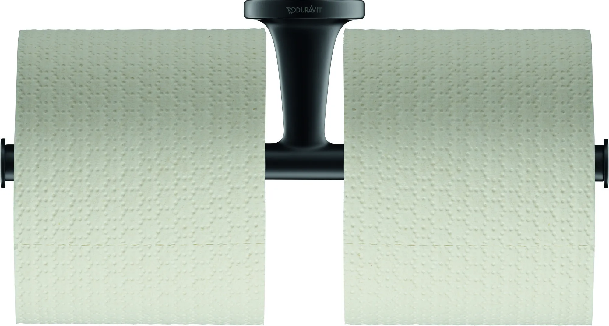 Duravit Doppel-Toilettenpapierhalter „Starck T“ 25,5 × 7,6 × 5 cm in Befestigung sichtbar Duravit Doppel-Toilettenpapierhalter „Starck T“ 25,5 × 7,6 × 5 cm in Befestigung sichtbar
