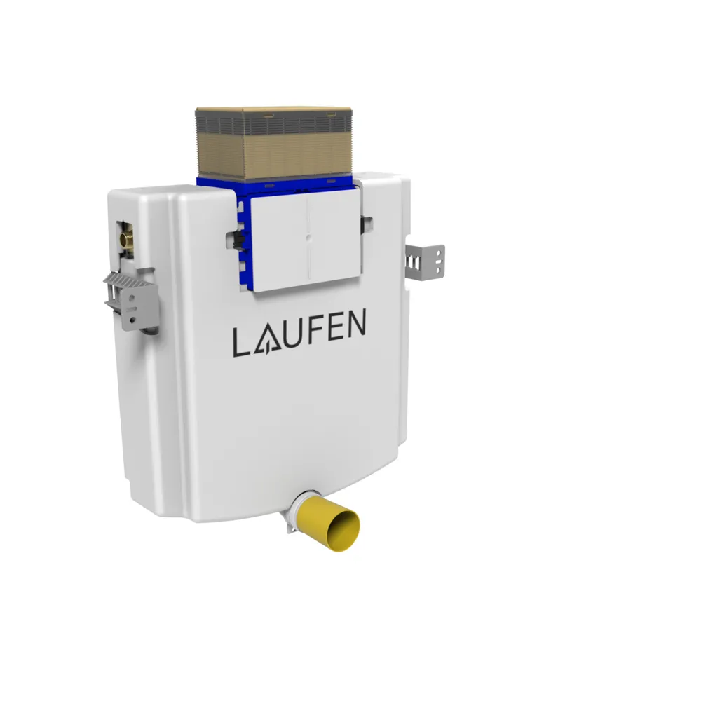 INEOLINK Nassbauelement für bodenstehende WCs, Betätigung von vorne und oben INEOLINK Nassbauelement für bodenstehende WCs, Betätigung von vorne und oben