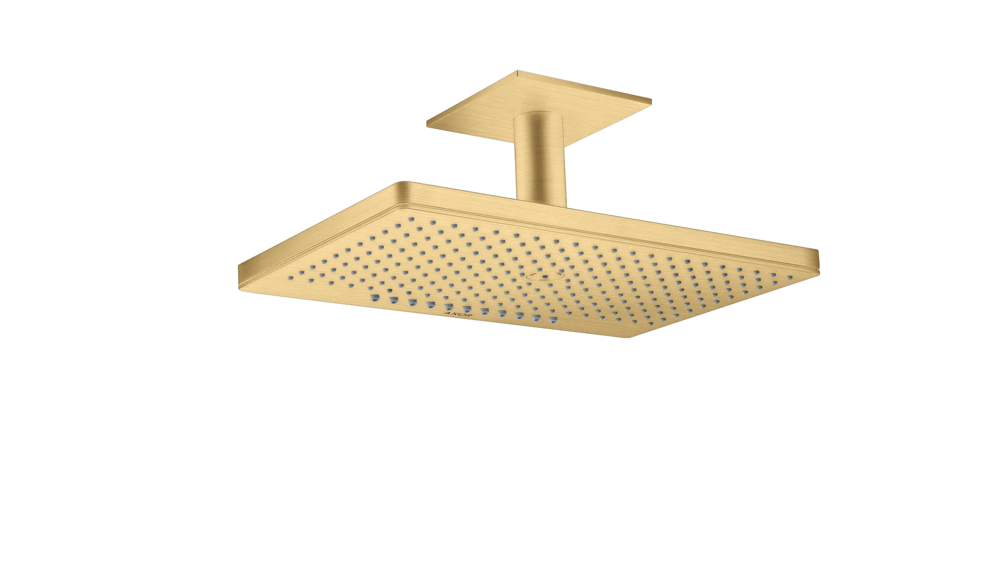 Hansgrohe AXOR ShowerSolutions Kopfbrause 460⁄300 2jet mit Deckenanschluss, Brushed Gold Optic
