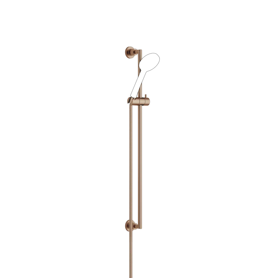 Dornbracht Duschgarnitur TARA Bronze gebürstet PVD, Stichmaß 800 mm, Rosette Ø 55 mm, Rohrdurchmesser 18 mm