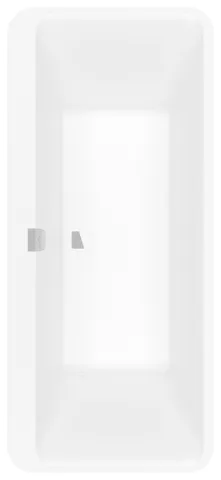 Villeroy & Boch Badewanne „Squaro Edge 12 Excellence“ freistehend rechteck 180 × 80 cm, Mittelablauf in Stone White Villeroy & Boch Badewanne „Squaro Edge 12 Excellence“ freistehend rechteck 180 × 80 cm, Mittelablauf in Stone White