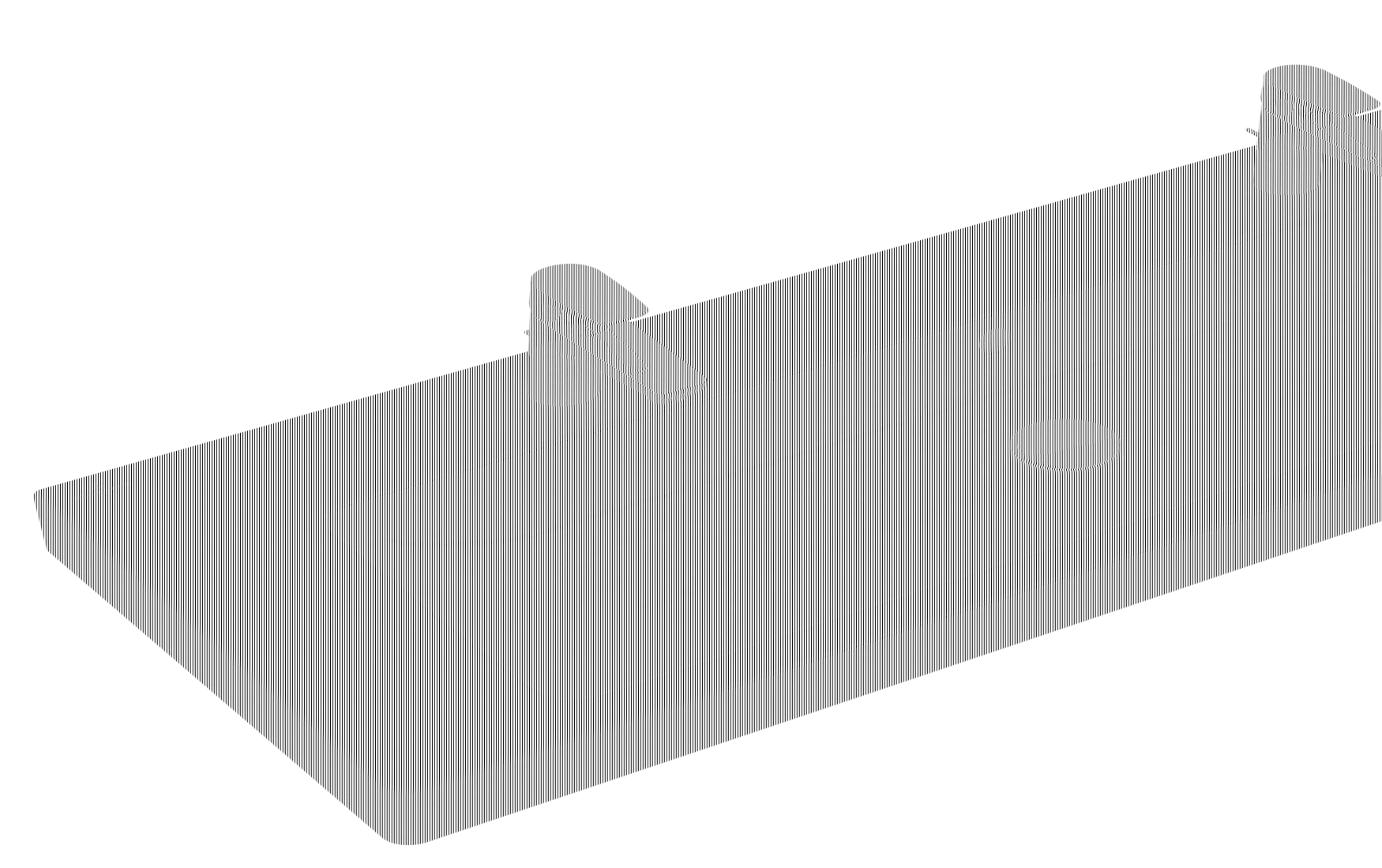 Wandwaschtisch „Subway 2.0“ 130 × 47 × 16 cm, mittig, Hahnlochposition links und rechts, mit Hahnlochbohrung Wandwaschtisch „Subway 2.0“ 130 × 47 × 16 cm, mittig, Hahnlochposition links und rechts, mit Hahnlochbohrung