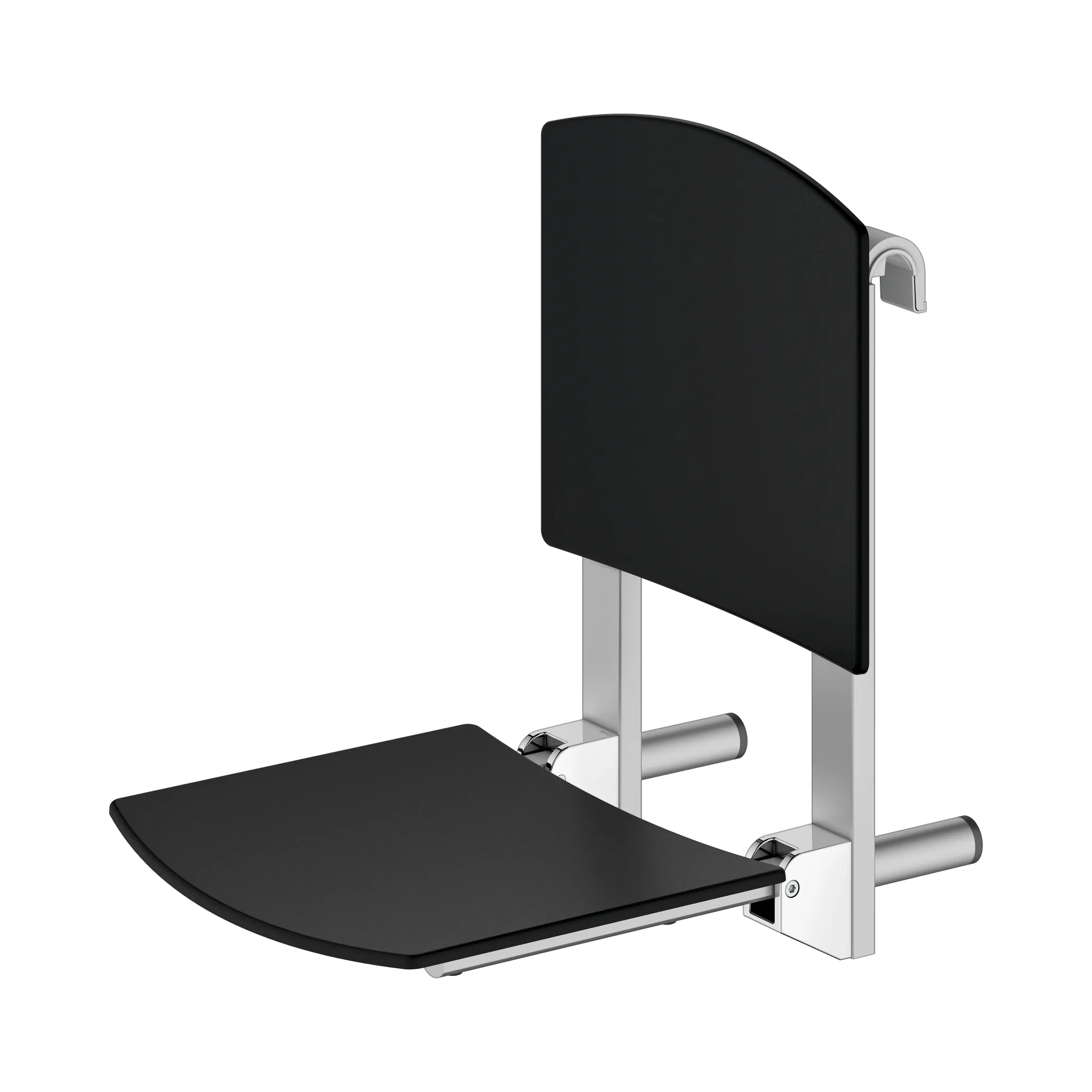 KEUCO Universalartikel Care Klappsitz silber-eloxiert/schwarz KEUCO Universalartikel Care Klappsitz silber-eloxiert/schwarz