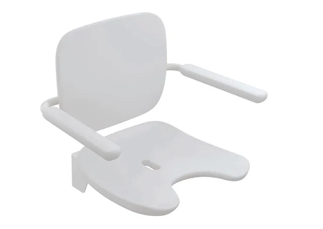 Klappsitz „Serie 802 LifeSystem“ in Signalweiß glänzend / Signalweiß matt Klappsitz „Serie 802 LifeSystem“ in Signalweiß glänzend / Signalweiß matt