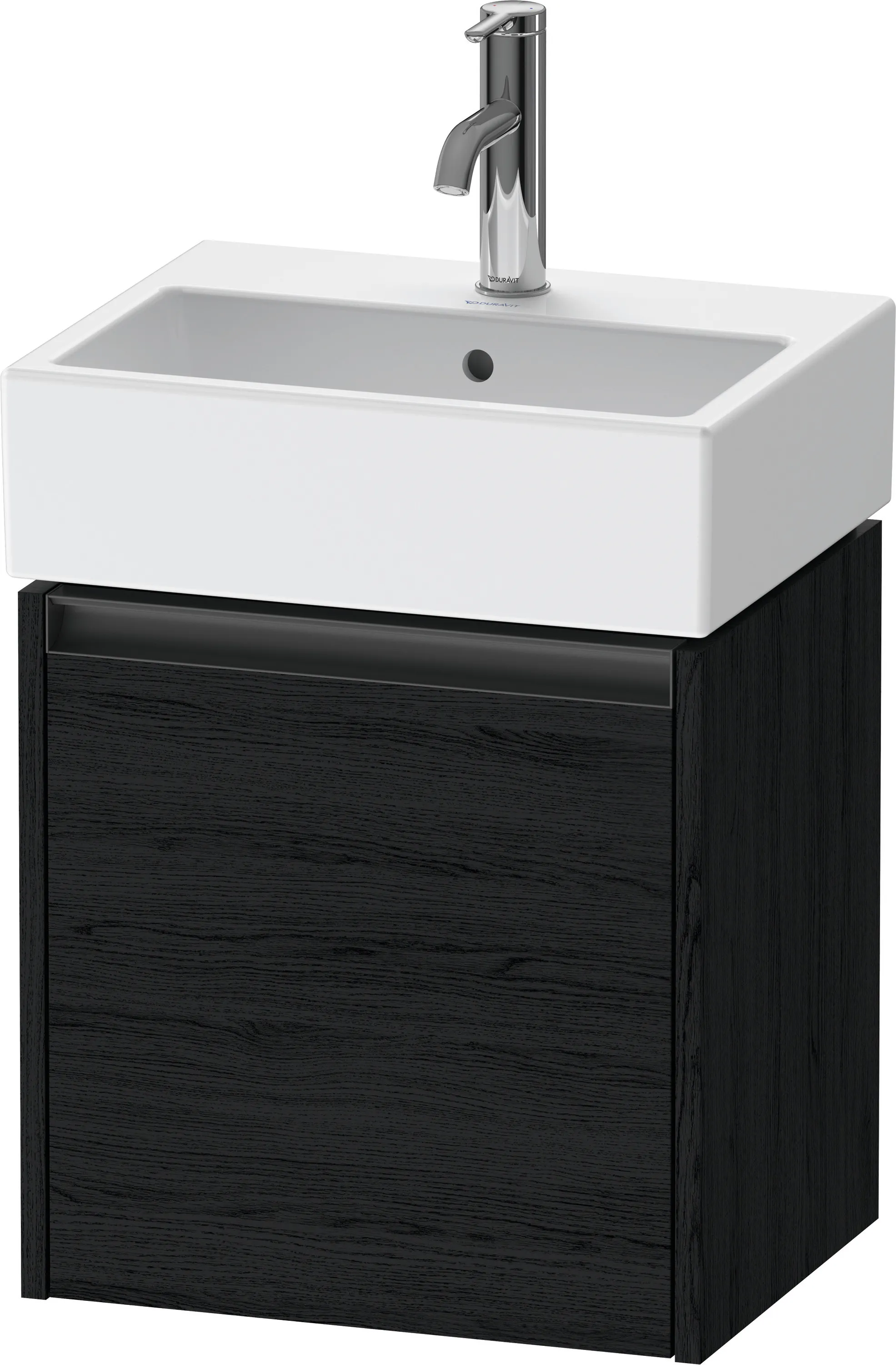 Duravit Waschtischunterschrank wandhängend „Ketho.2“ 43,4 × 44 × 33,8 cm Eiche Schwarz