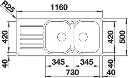 BLANCO LANTOS 8 S-IF Compact BLANCO LANTOS 8 S-IF Compact
