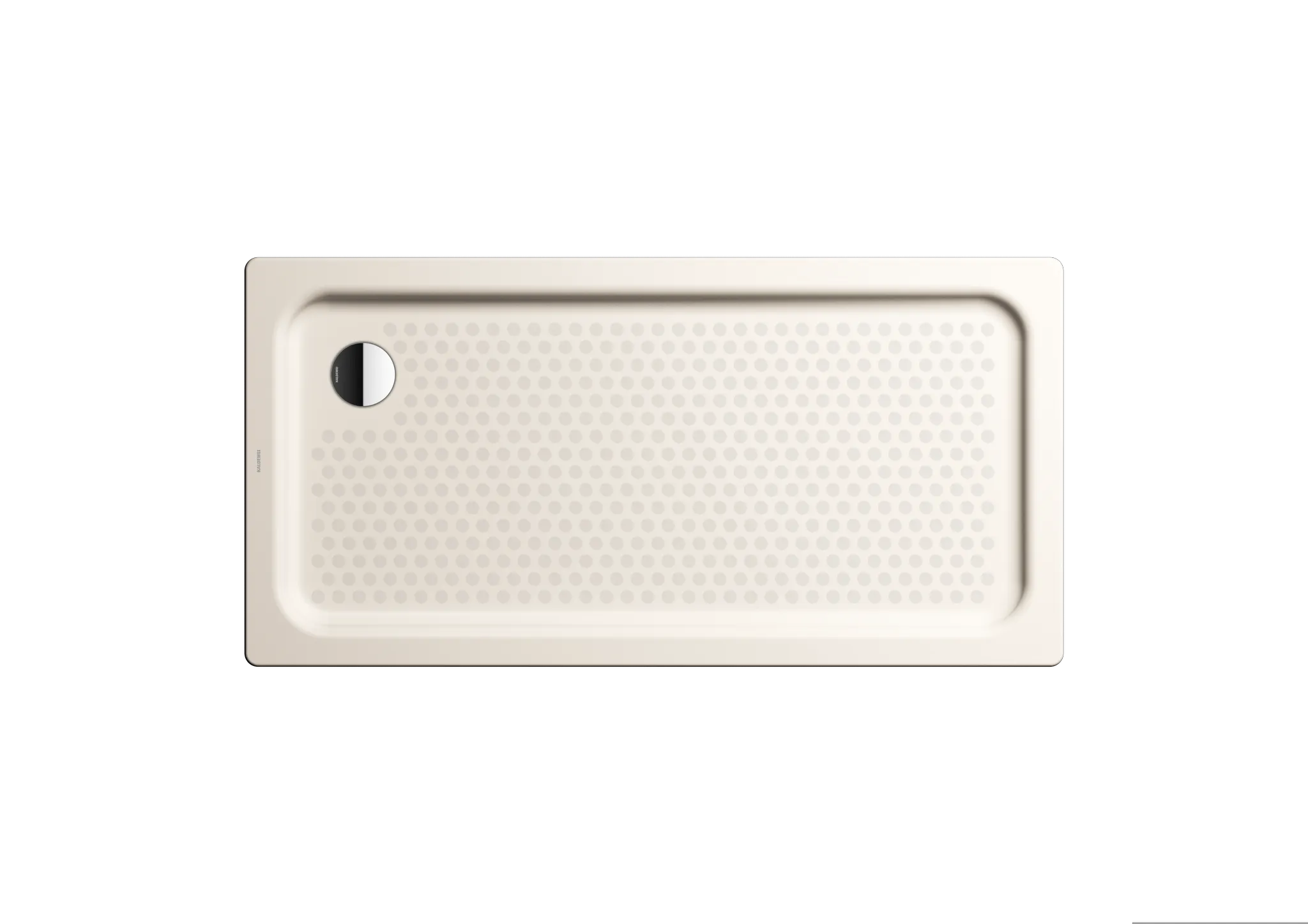 Kaldewei rechteck Duschwanne „Duschplan“ 70 × 140 cm in pergamon mit Vollantislip