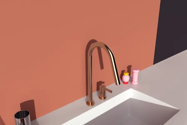 Ideal Standard Gusto Armaturen Gusto Küchenarmatur BD424J4 Sunset Rose Ideal Standard Gusto Armaturen Gusto Küchenarmatur BD424J4 Sunset Rose