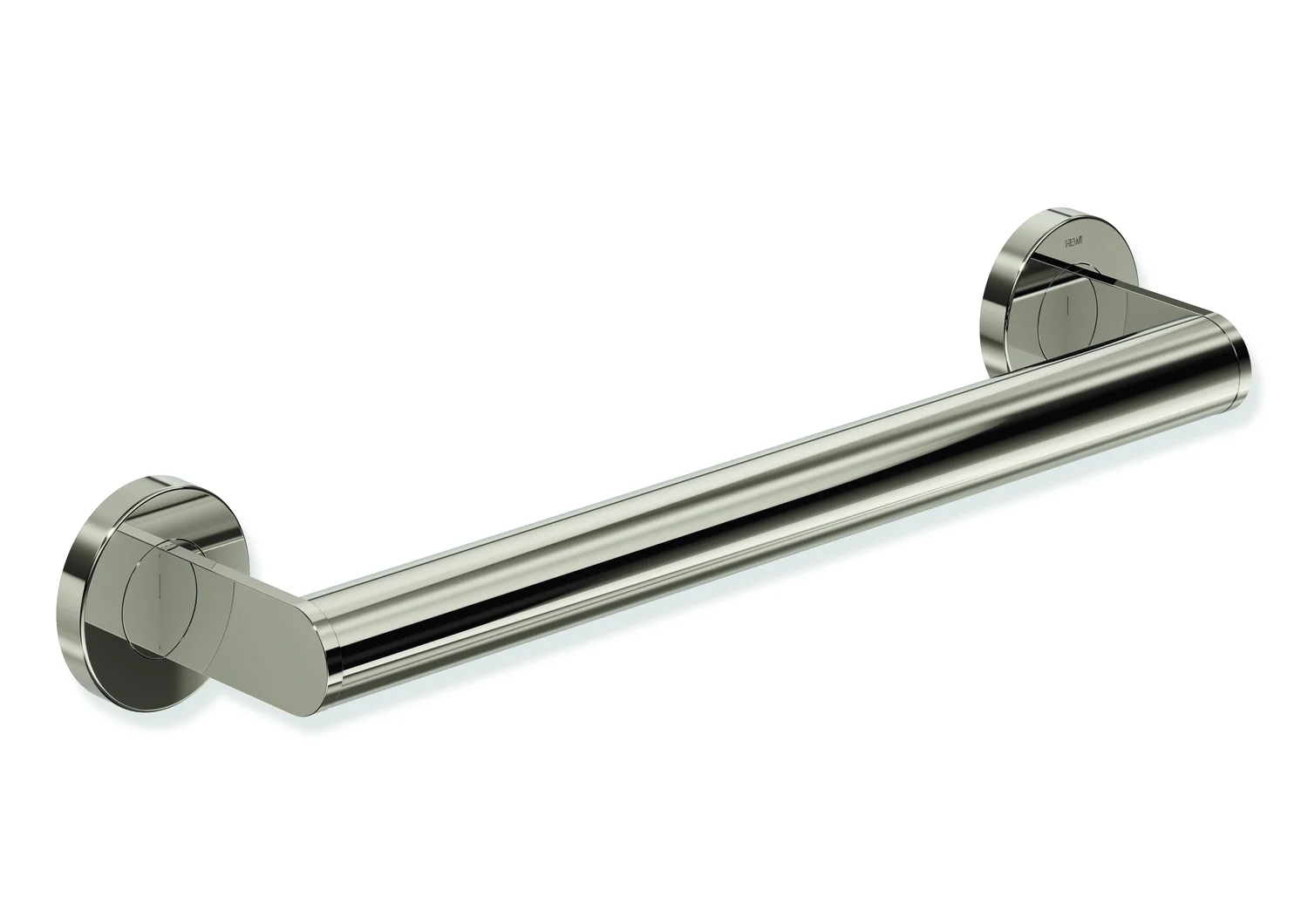 HEWI Haltegriff System 900, Edelstahl PVD nickelglänzend, Achsmaß 400 mm, Durchmesser 32 mm
